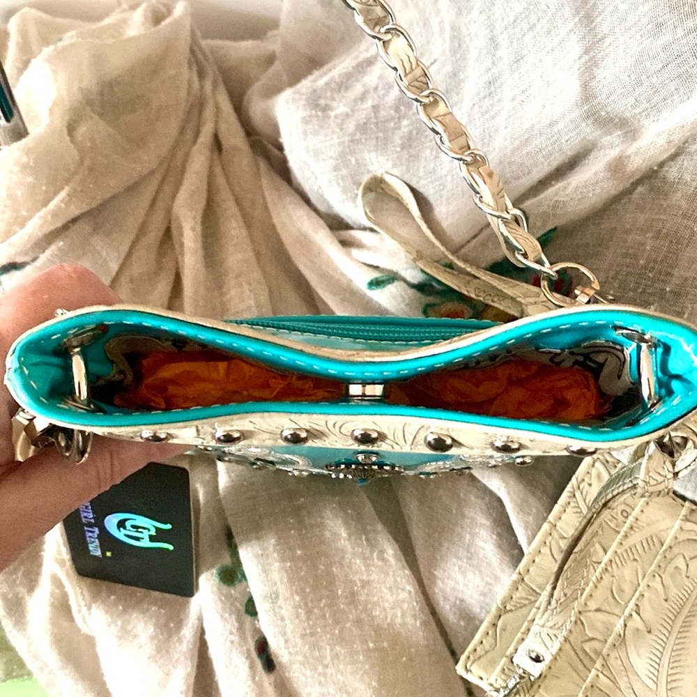 Cowgirl Trendy Bejewled Crossbody - Picture 9 of 10